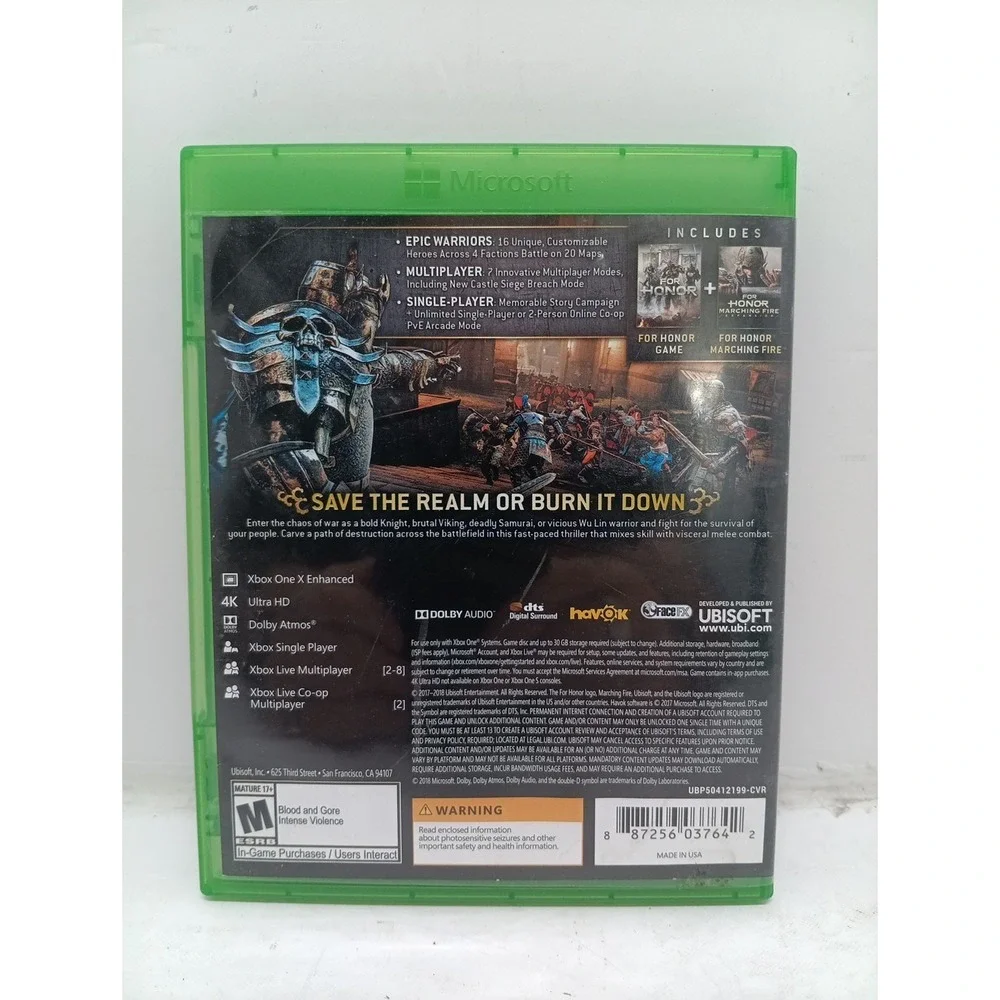 For Honor - Marching Fire Edition - Microsoft Xbox One